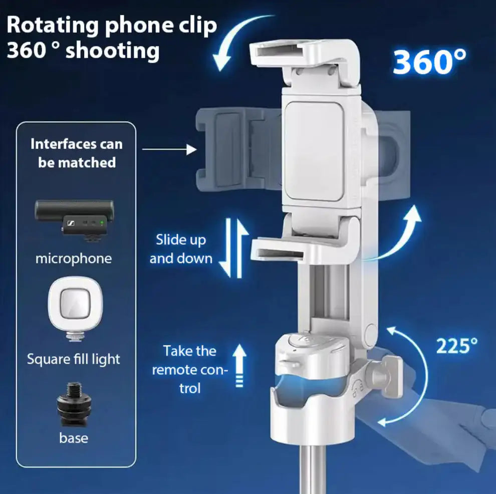 Handheld 4 in 1 Portable Selfie Stick Tripod