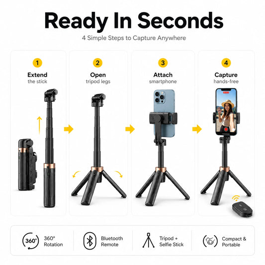 Creator Pro 4-in-1 Selfie Stick