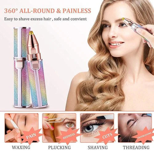 Flawless 2in1 Eyebrow & Facial Hair Remover
