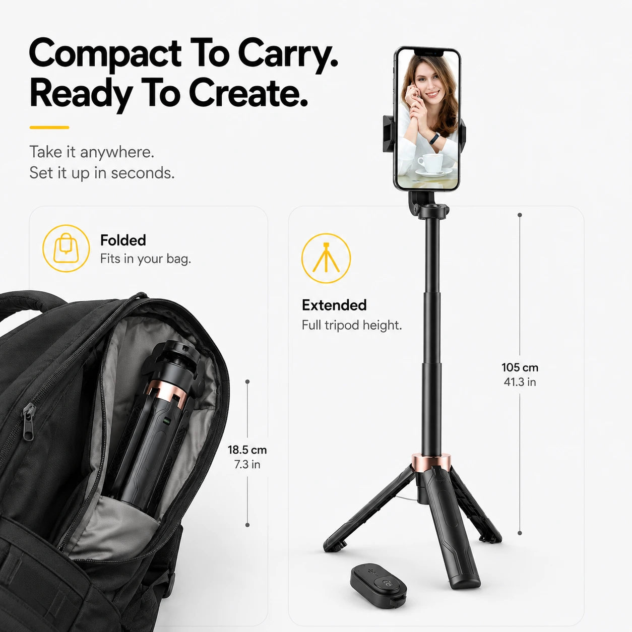 Creator Pro 4-in-1 Selfie Stick