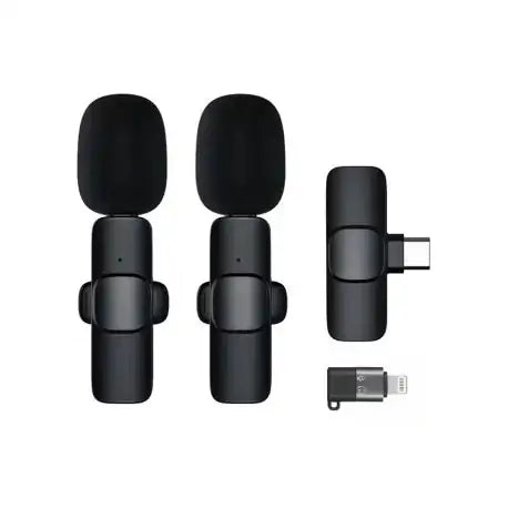 K9 Wireless Lavalier Microphone | ANC | 20m Range, 6H Battery | For iPhone+ Android