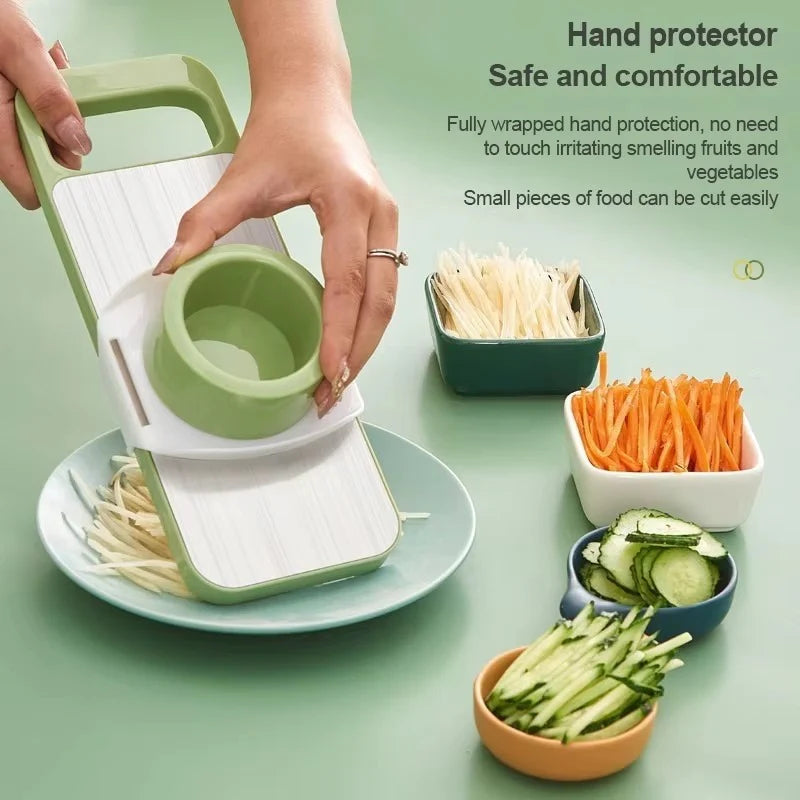 5-in-1 Stainless Steel Multifunctional Vegetable Slicer Cutter