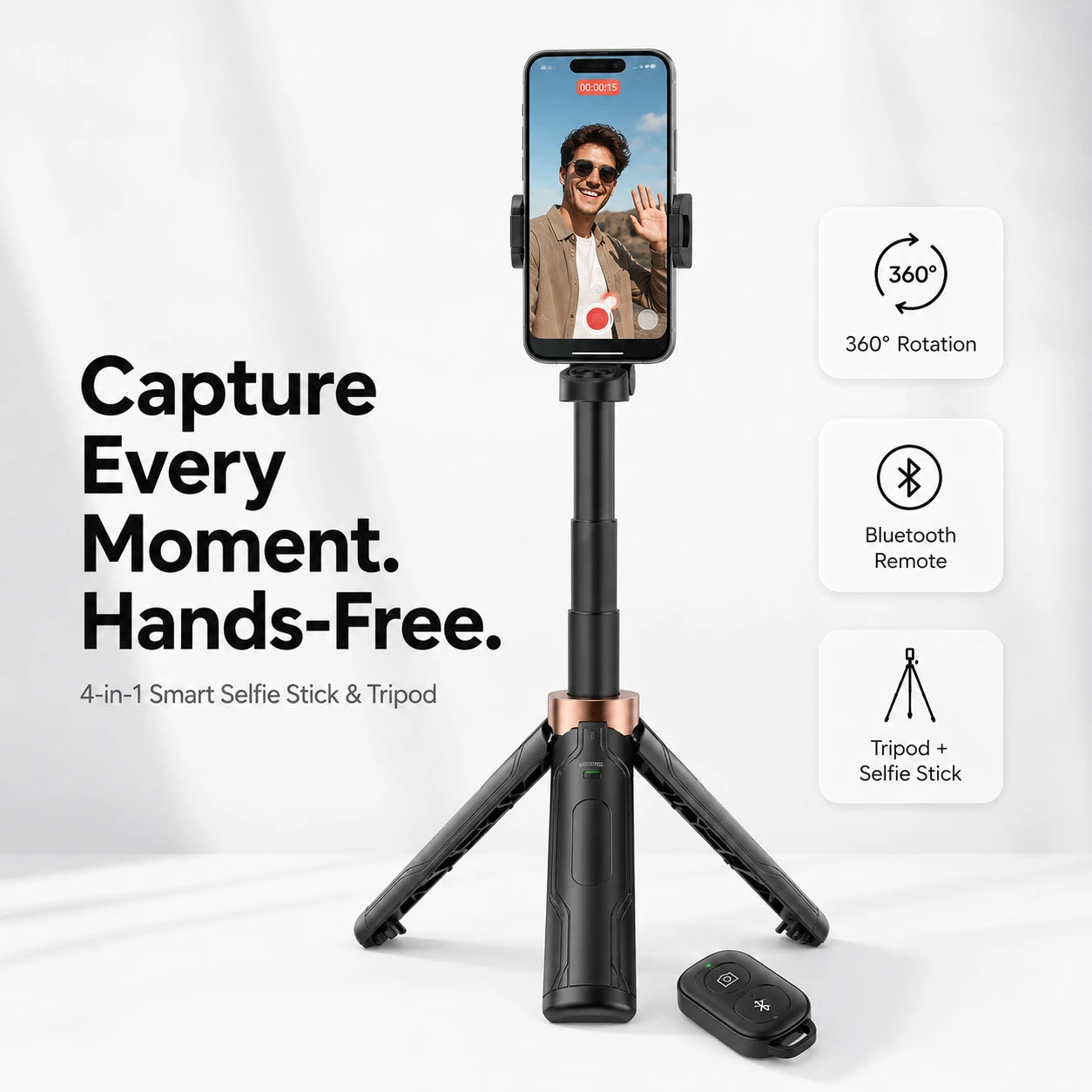 Creator Pro 4-in-1 Selfie Stick