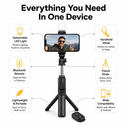 Creator Pro 3-in-1 Selfie Stick