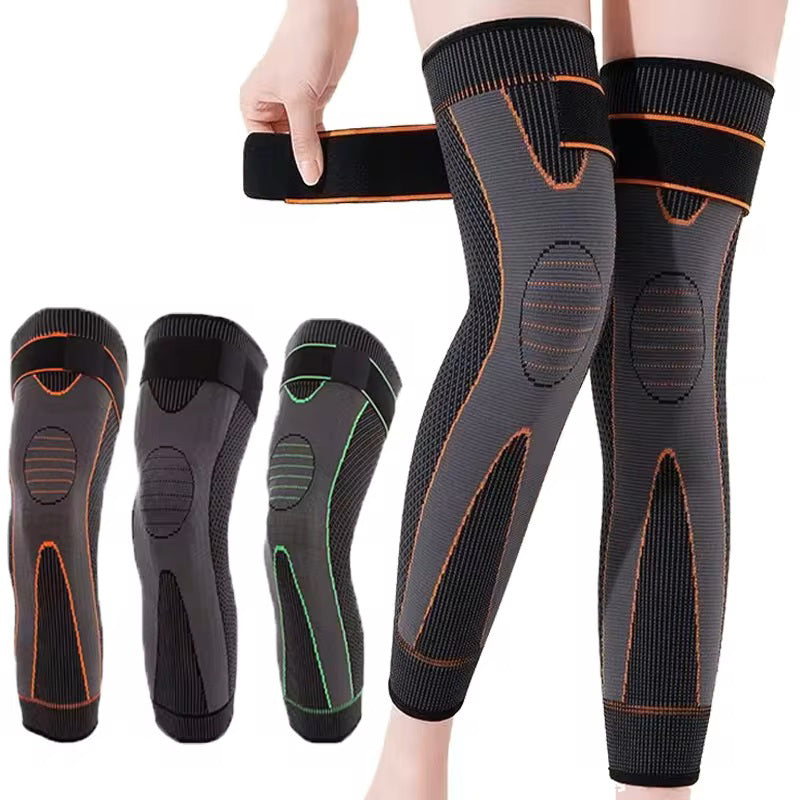 2pcs Adjustable Long Compression Knee Pads